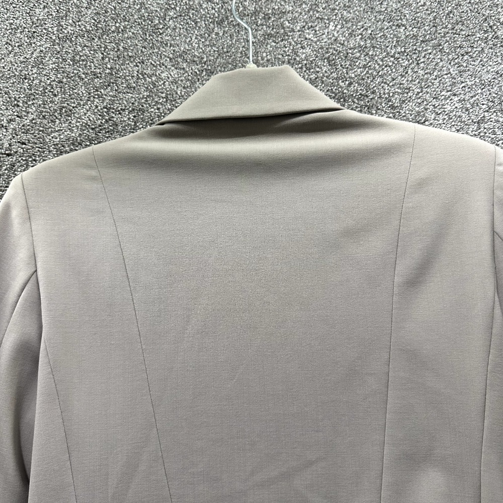 Eileen Fisher Blazer Jacket Women Small Gray 3 Button Notch Lapel Office Career - Picture 6 of 13